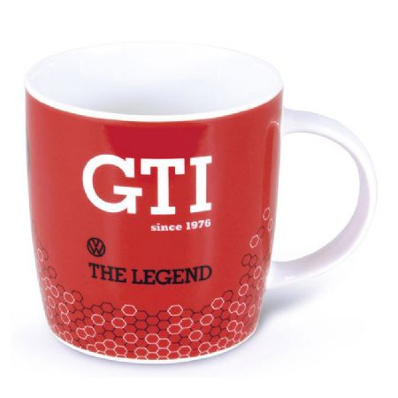 VW GTI kaffekop \'\'The Legend\'\' rød, 370 ml
