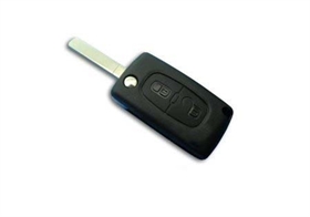 Fjernbetjent bilnøgle 2 knapper 