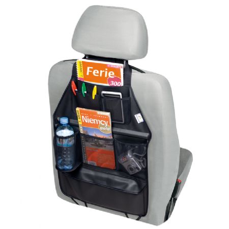 Opbevaringslomme ryglæn sort