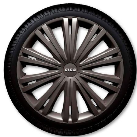 13" Giga koks hjulkapselsæt