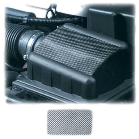 Carbon styling film, sølv (60 x 20)