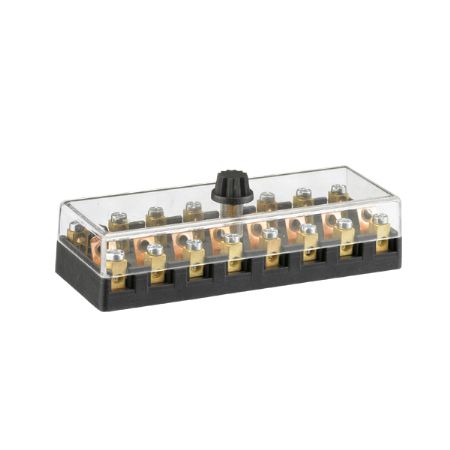 Sikringsholder 8 stk. med låg