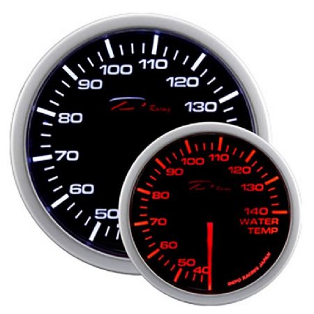 Vandtemperatur-måler "smoke" 52mm