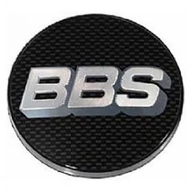 BBS centerkapsel ø 70,6mm sølv/carbon