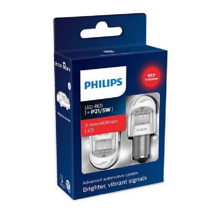 Philips X-tremeUltinon LED P21/5W Rød - Sæt