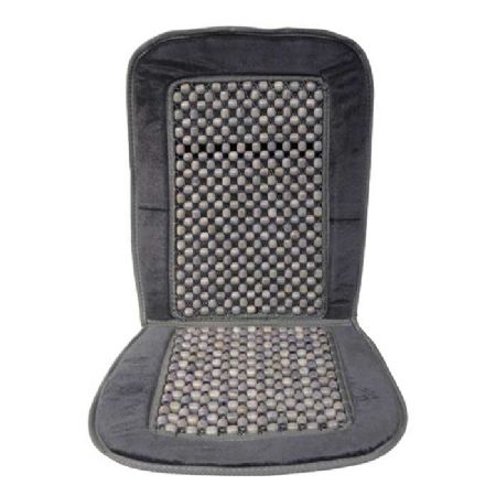 Trækuglesæde med grå velourkant