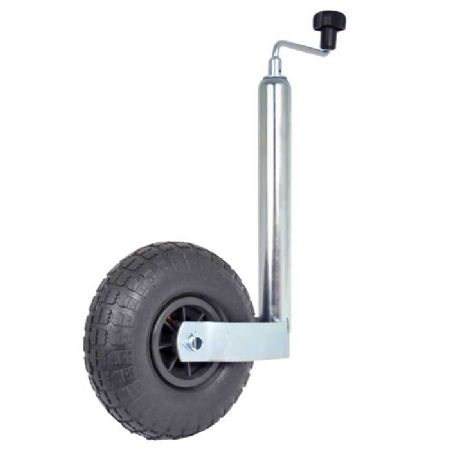 Støttehjul med luftgummihjul