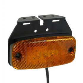 Sidemarkeringslygte orange 110x41x27mm