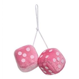 Terning 6x6 cm lyserød