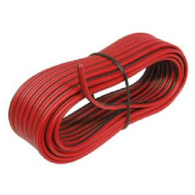 Kabel 2x0,75 kv. 5 meter rød