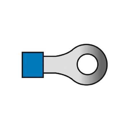 Kabelsko blå ring 5,3mm 1,5-2,5mm2 10 st