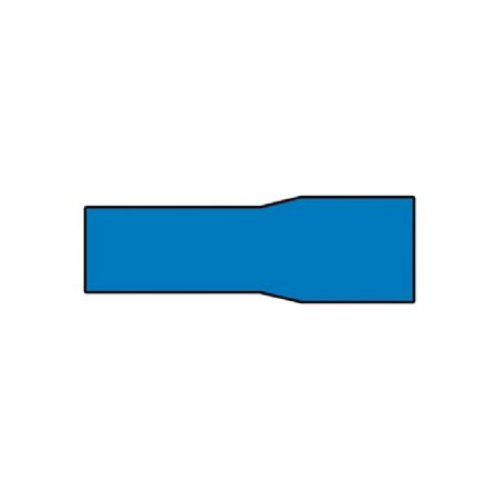 Kabelsko blå hun rund 1,5-2,5mm2 10 stk