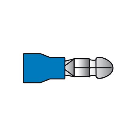 Kabelsko blå han rund 1,5-2,5mm2 10 stk