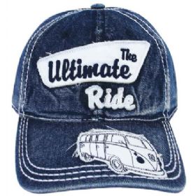 Cap - One size, blå, VW T1 bus