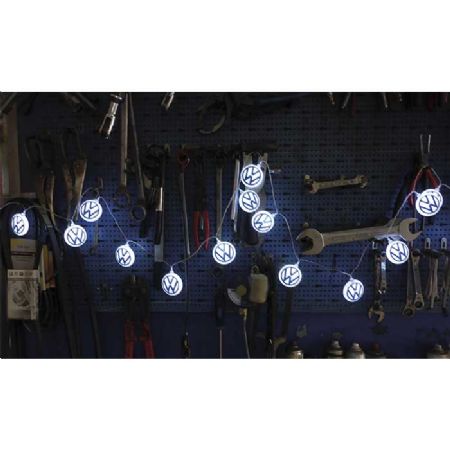 Led lyskæde VW Logo, 3 meter