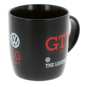 VW GTI kaffekop 50-års ''The Legend'' sort, 370 ml