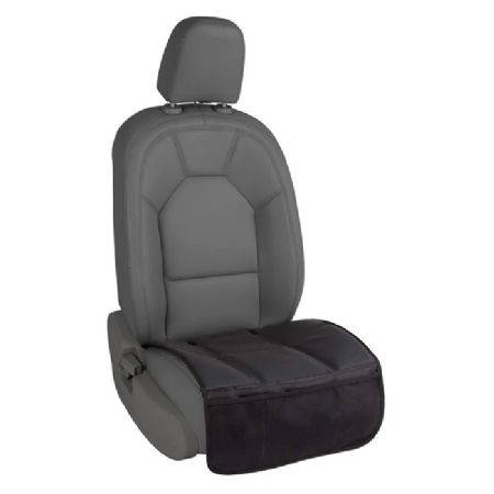 Sædebeskytter i sort kunstlæder