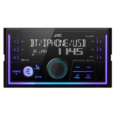 JVC KV-X850BT 2-DIN Radio med Bluetooth og DAB