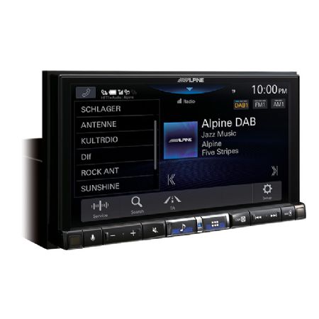 Alpine ILX-705D Trådløs Apple Carplay 2-din 7"
