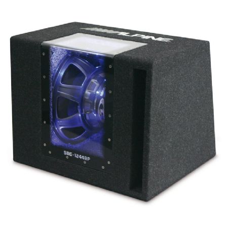 Alpine 12" subwoofer i Kabinet
