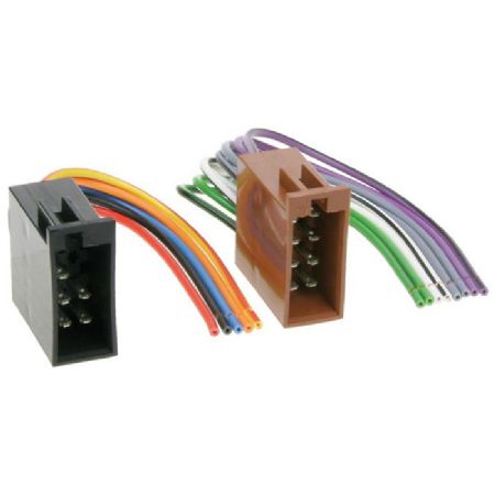 ISO stik universal hun med løse ledninger