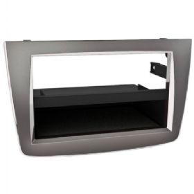 Radioramme 2-DIN alfa MiTo 08-18 sølv