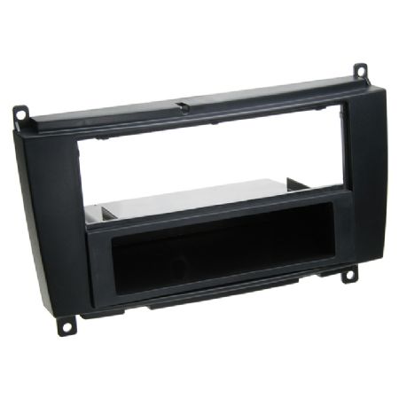 2-DIN radioramme m/lomme Mercedes CLK 2004- sort