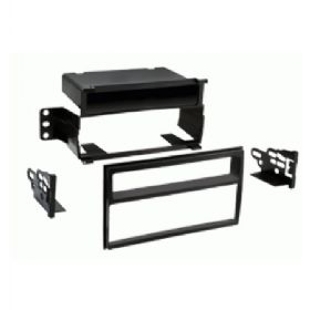 1-DIN radioramme m/lomme Nissan Juke/Tiida piano sort