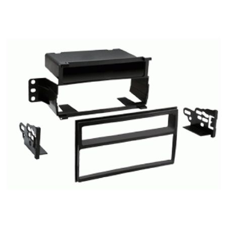 1-DIN radioramme m/lomme Nissan Juke/Tiida piano sort