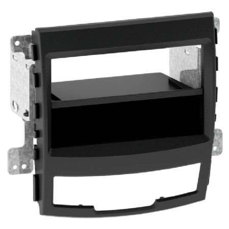 2-DIN radioramme m/lomme Ssangyong Korando 2010- sort