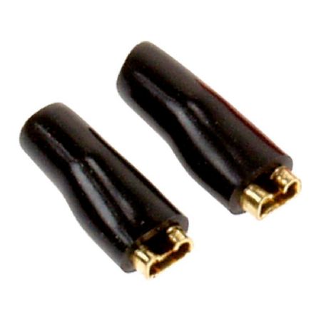 Sort højttalerstik 2,8mm 50 stk