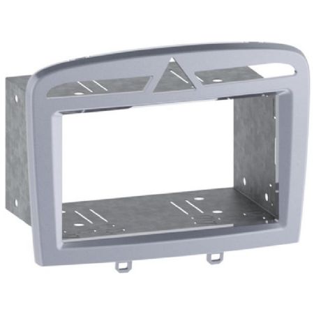2-DIN kit Peugeot sølv