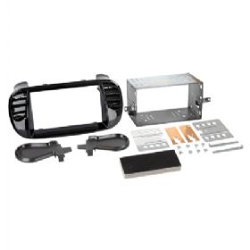 2-DIN radioramme Fiat 500 10/2007-07/2015 piano sort