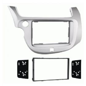 2-DIN radioramme Honda Fit/Jazz(GE) 2008-2015 sølv