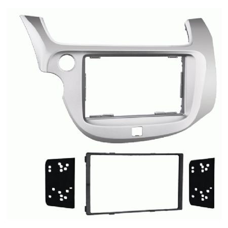 2-DIN radioramme Honda Fit/Jazz(GE) 2008-2015 sølv