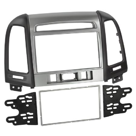 2-DIN radioramme Hyundai Santa Fe 2006- sort