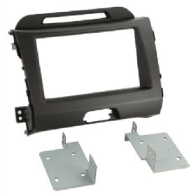 2-DIN radioramme Kia Sportage 2010-2016 mørkegrå