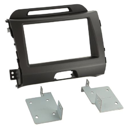 2-DIN radioramme Kia Sportage 2010-2016 mørkegrå