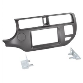 2-DIN kit Kia Rio 5/2011->  anthracite