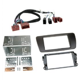 2-DIN radioramme Seat Ibiza (6J) nit sort/sele