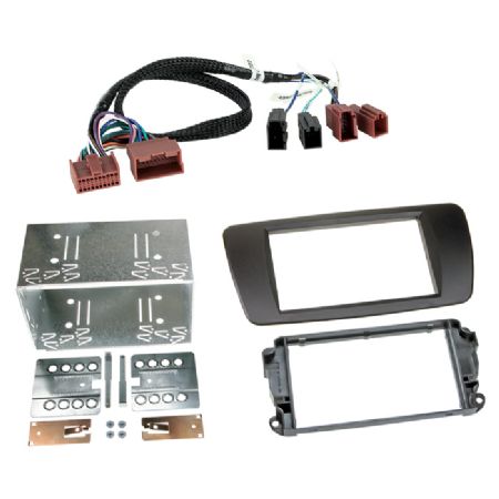 2-DIN radioramme Seat Ibiza (6J) nit sort/sele