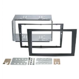 2-DIN radioramme Opel Astra H trækul gummi touch