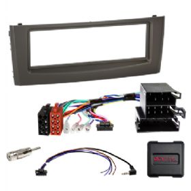 Komplet 1-DIN Kit Fiat Grande Punto/Linea sort