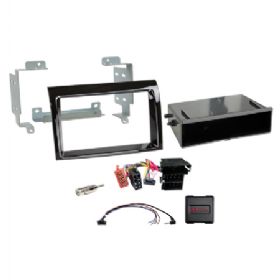Komplet 2-DIN Kit m. rum Citroen/Opel/Peugeot piano