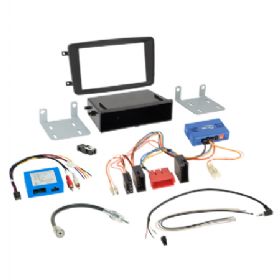 Komplet 2-DIN Kit m. rum C-class/CLK-class /Amp D2B