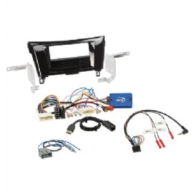 2-DIN kit m/lomme Nissan Qashqai/X-Trail ratbetj.