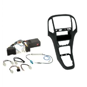 Komplet 2-DIN Kit m. rum Opel Astra J 2009-2018 sort