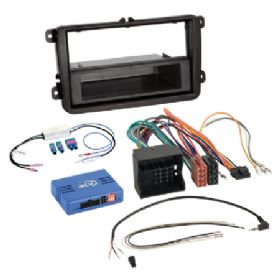 Komplet 2-ISO Kit m. rum Seat/Skoda/VW  DIN