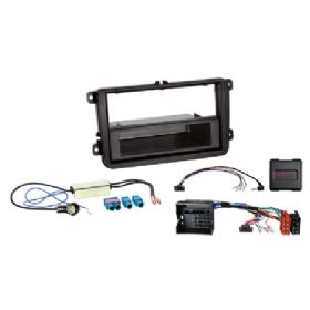 2-ISO kit m/lomme Seat/Skoda/VW  ratbetj./antenne ISO