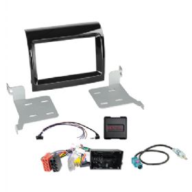 2-DIN kit Citroen/Fiat/Opel/Peugeot m/OEM HU ratbetj.